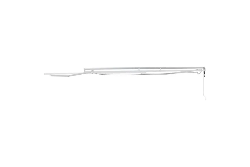 Vidaxl Awning With Manual White 45 X 35 M Metal Vidaxl Awning With Manual White 45 X 35 M Metal