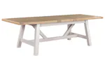 Winnie Rectangular Extending Dining Table | Natural/Taupe Winnie Rectangular Extending Dining Table | Natural/Taupe