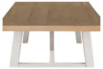 Winnie Rectangular Extending Dining Table | Natural/Taupe Winnie Rectangular Extending Dining Table | Natural/Taupe