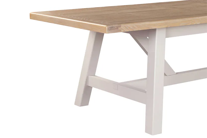 Winnie Rectangular Extending Dining Table | Natural/Taupe Winnie Rectangular Extending Dining Table | Natural/Taupe