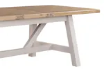 Winnie Rectangular Extending Dining Table | Natural/Taupe Winnie Rectangular Extending Dining Table | Natural/Taupe
