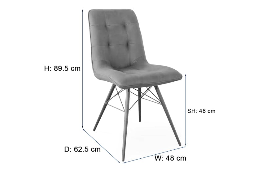 Modena Dining Chair | Grey Modena Dining Chair | Grey
