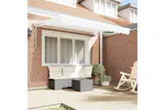 Vidaxl Retractable Awning White 350x200 Cm Fabric Vidaxl Retractable Awning White 350x200 Cm Fabric
