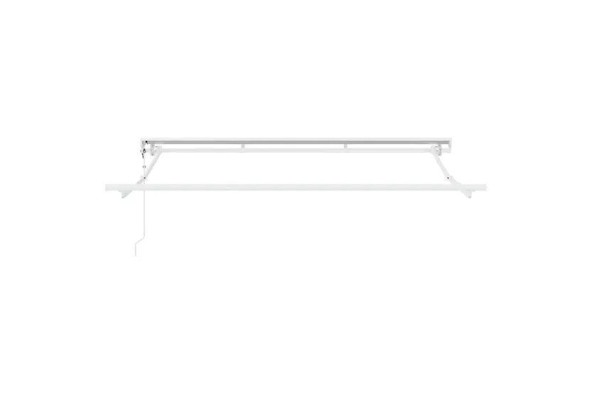 Vidaxl Retractable Awning White 350x200 Cm Fabric Vidaxl Retractable Awning White 350x200 Cm Fabric