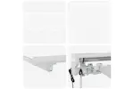 Vidaxl Retractable Awning White 350x200 Cm Fabric Vidaxl Retractable Awning White 350x200 Cm Fabric