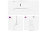 Vidaxl Retractable Awning White 350x200 Cm Fabric Vidaxl Retractable Awning White 350x200 Cm Fabric