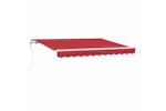 Vidaxl Retractable Awning Red 350 X 200 Cm Polyester And Aluminium Vidaxl Retractable Awning Red 350 X 200 Cm Polyester And Aluminium