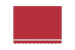 Vidaxl Retractable Awning Red 350 X 200 Cm Polyester And Aluminium Vidaxl Retractable Awning Red 350 X 200 Cm Polyester And Aluminium