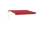 Vidaxl Retractable Awning Red 350 X 200 Cm Polyester And Aluminium Vidaxl Retractable Awning Red 350 X 200 Cm Polyester And Aluminium
