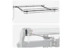 Vidaxl Retractable Awning Red 350 X 200 Cm Polyester And Aluminium Vidaxl Retractable Awning Red 350 X 200 Cm Polyester And Aluminium