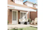 Vidaxl Retractable Awning White 400x200 Cm Fabric Vidaxl Retractable Awning White 400x200 Cm Fabric