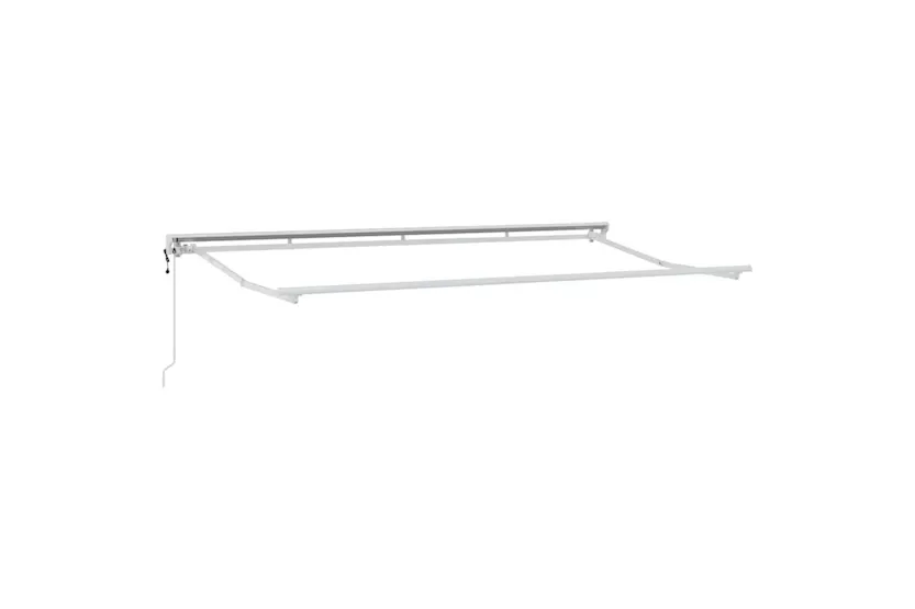 Vidaxl Retractable Awning White 400x200 Cm Fabric Vidaxl Retractable Awning White 400x200 Cm Fabric