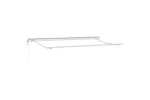 Vidaxl Retractable Awning White 400 X 200 Cm Polyester And Aluminium Vidaxl Retractable Awning White 400 X 200 Cm Polyester And Aluminium