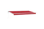 Vidaxl Retractable Awning Red 400x200 Cm Fabric Vidaxl Retractable Awning Red 400x200 Cm Fabric