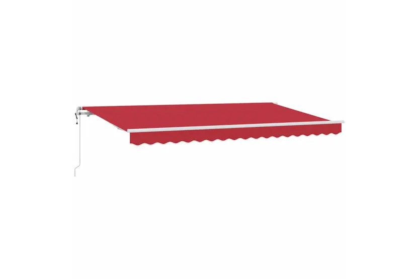 Vidaxl Retractable Awning Red 400 X 200 Cm Polyester And Aluminium Vidaxl Retractable Awning Red 400 X 200 Cm Polyester And Aluminium