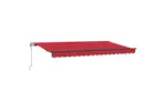 Vidaxl Retractable Awning Red 400 X 200 Cm Polyester And Aluminium Vidaxl Retractable Awning Red 400 X 200 Cm Polyester And Aluminium
