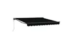 Vidaxl Retractable Awning Black 300x250 Cm Fabric Vidaxl Retractable Awning Black 300x250 Cm Fabric
