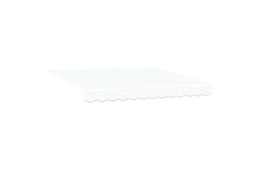 Vidaxl Awning Retractable White 3 X 25 M Polyester And Metal Vidaxl Awning Retractable White 3 X 25 M Polyester And Metal