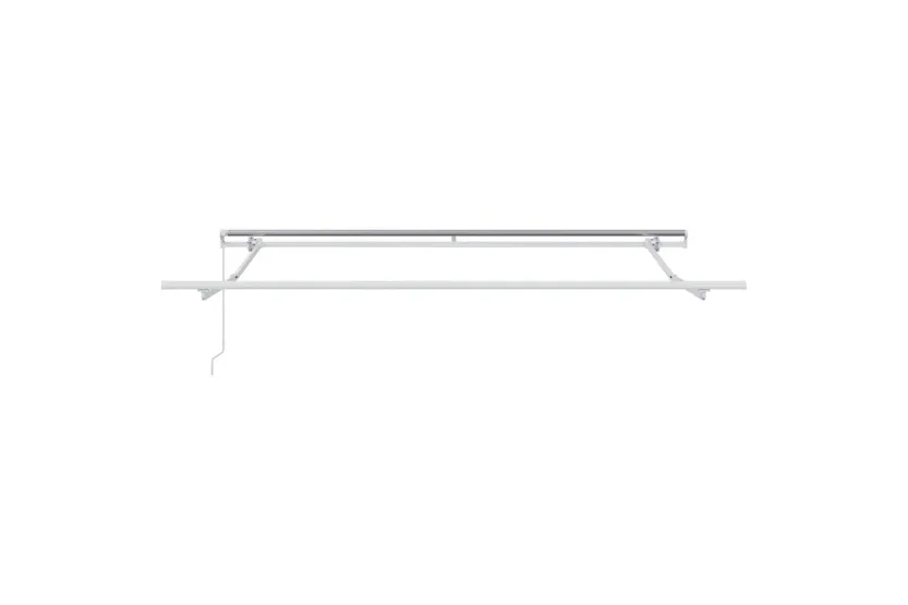 Vidaxl Awning Retractable White 3 X 25 M Polyester And Metal Vidaxl Awning Retractable White 3 X 25 M Polyester And Metal