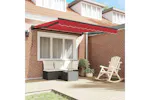 Vidaxl Retractable Awning Red 300x250 Cm Fabric Vidaxl Retractable Awning Red 300x250 Cm Fabric
