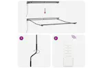 Vidaxl Retractable Awning Red 300x250 Cm Fabric Vidaxl Retractable Awning Red 300x250 Cm Fabric