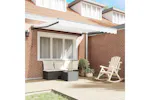 Vidaxl Retractable Awning White 350x250 Cm Fabric Vidaxl Retractable Awning White 350x250 Cm Fabric
