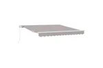 Vidaxl Retractable Awning Manual Light Grey 350 X 250 Cm Fabric Vidaxl Retractable Awning Manual Light Grey 350 X 250 Cm Fabric