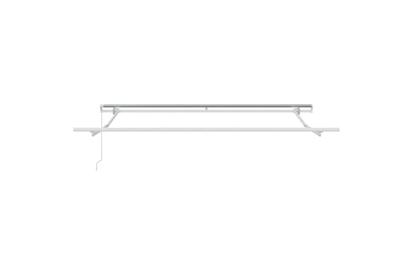 Vidaxl Retractable Awning Manual Light Grey 350 X 250 Cm Fabric Vidaxl Retractable Awning Manual Light Grey 350 X 250 Cm Fabric
