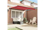 Vidaxl Retractable Awning Red 350x250 Cm Fabric Vidaxl Retractable Awning Red 350x250 Cm Fabric
