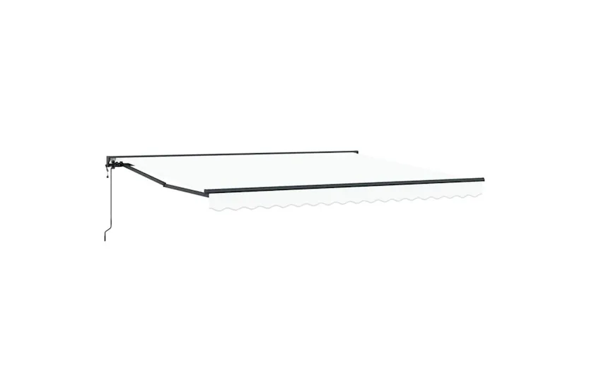 Vidaxl Retractable Awning White 400x300 Cm Fabric Vidaxl Retractable Awning White 400x300 Cm Fabric