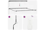 Vidaxl Retractable Awning White 400x300 Cm Fabric Vidaxl Retractable Awning White 400x300 Cm Fabric
