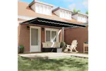 Vidaxl Retractable Awning Black 450x300 Cm Fabric Vidaxl Retractable Awning Black 450x300 Cm Fabric
