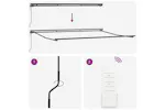 Vidaxl Retractable Awning Black 450x300 Cm Fabric Vidaxl Retractable Awning Black 450x300 Cm Fabric