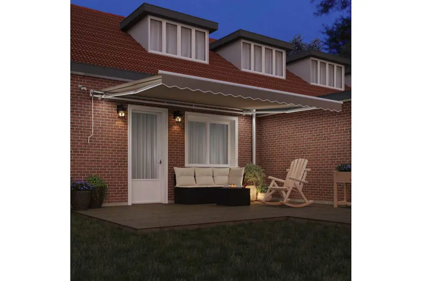 Vidaxl Retractable Awning Beige 450 X 300 Cm Fabric And Metal Vidaxl Retractable Awning Beige 450 X 300 Cm Fabric And Metal