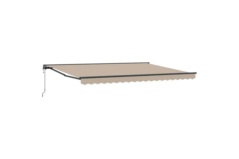 Vidaxl Retractable Awning Beige 450x300 Cm Fabric Vidaxl Retractable Awning Beige 450x300 Cm Fabric
