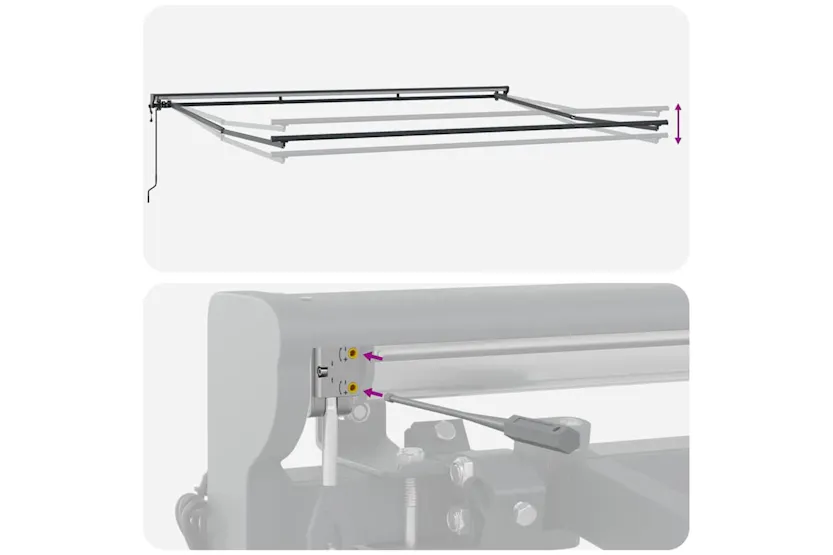 Vidaxl Retractable Awning Beige 450x300 Cm Fabric Vidaxl Retractable Awning Beige 450x300 Cm Fabric