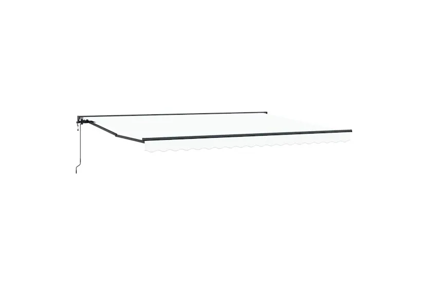 Vidaxl Retractable Awning White 450x300 Cm Fabric Vidaxl Retractable Awning White 450x300 Cm Fabric