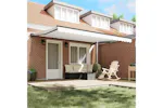 Vidaxl Retractable Awning White 450x300 Cm Fabric Vidaxl Retractable Awning White 450x300 Cm Fabric