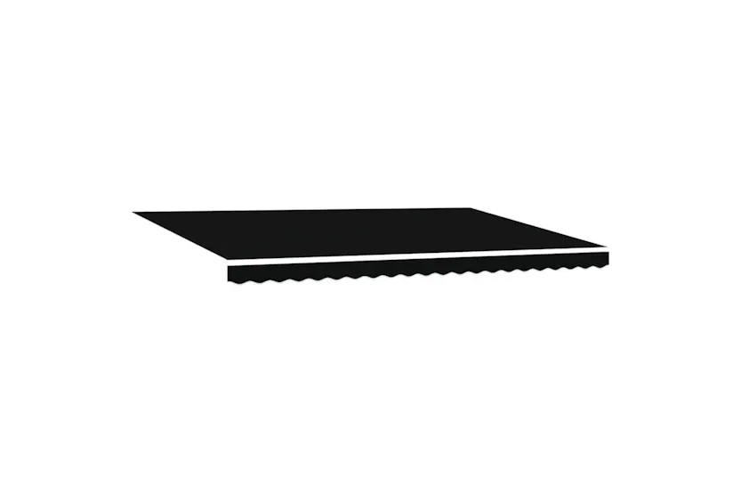 Vidaxl Retractable Awning Black 500x300 Cm Fabric Vidaxl Retractable Awning Black 500x300 Cm Fabric