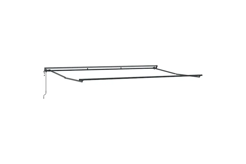 Vidaxl Retractable Awning Black 500x300 Cm Fabric Vidaxl Retractable Awning Black 500x300 Cm Fabric