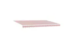 Vidaxl Retractable Awning Red And White 500 X 300 Cm Polyester Metal Vidaxl Retractable Awning Red And White 500 X 300 Cm Polyester Metal