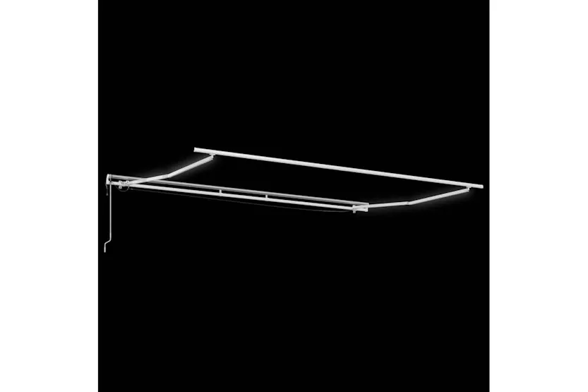 Vidaxl Retractable Awning Red And White 500 X 350 Cm Fabric And Metal Vidaxl Retractable Awning Red And White 500 X 350 Cm Fabric And Metal