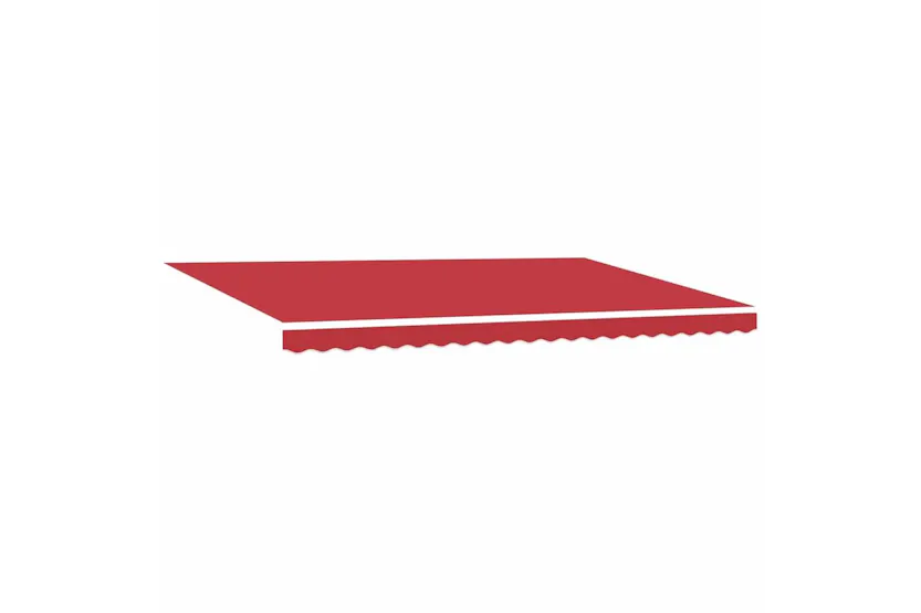 Vidaxl Retractable Awning Red 500 X 350 Cm Fabric And Metal Vidaxl Retractable Awning Red 500 X 350 Cm Fabric And Metal