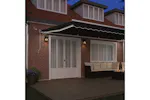 Vidaxl Retractable Awning Black 600 X 300 Cm Fabric And Metal Vidaxl Retractable Awning Black 600 X 300 Cm Fabric And Metal