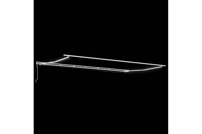 Vidaxl Retractable Awning White 600 X 300 Cm Fabric And Metal Vidaxl Retractable Awning White 600 X 300 Cm Fabric And Metal