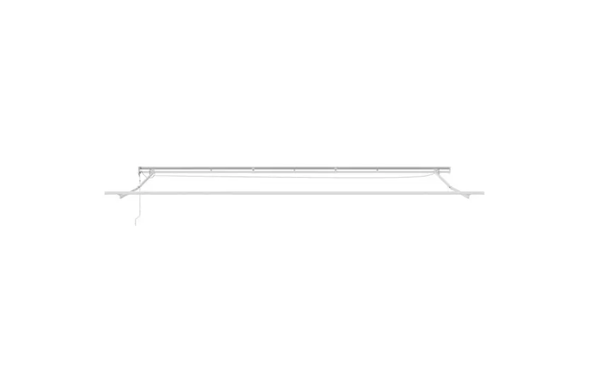 Vidaxl Retractable Awning White 600 X 300 Cm Fabric And Metal Vidaxl Retractable Awning White 600 X 300 Cm Fabric And Metal