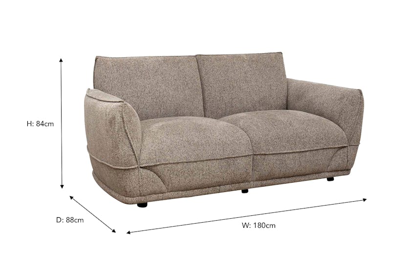Inga 2 Seater Sofa | Fabric | Mink Inga 2 Seater Sofa | Fabric | Mink