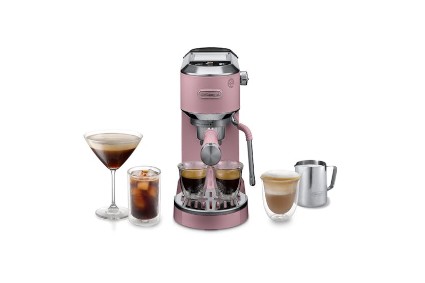 De'Longhi Dedica Duo Espresso Coffee Machine | EC890.PK | Pink De'Longhi Dedica Duo Espresso Coffee Machine | EC890.PK | Pink