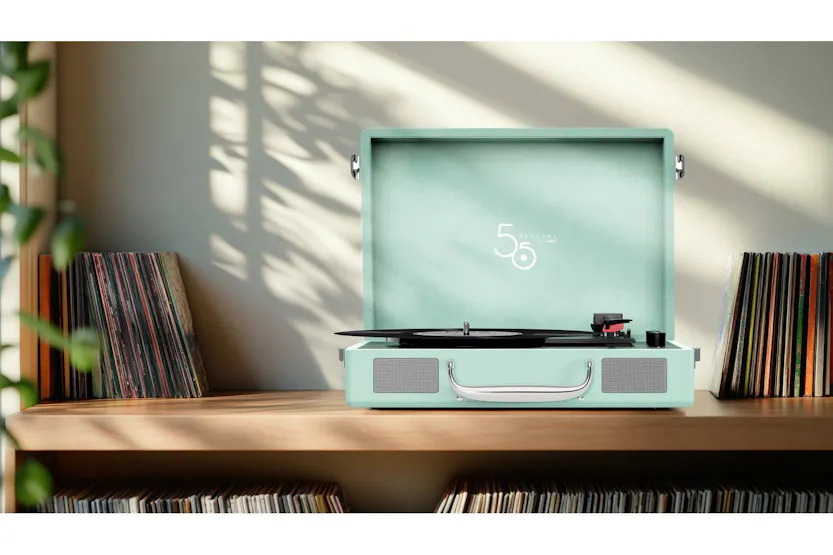 Mixx Revival 55 Stereo Vinyl Record Player | MRRP-55-GR-491 | Green Mixx Revival 55 Stereo Vinyl Record Player | MRRP-55-GR-491 | Green