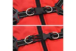 Vidaxl Dog Coat With Harness Red 2xl Fleece And Polyester Vidaxl Dog Coat With Harness Red 2xl Fleece And Polyester